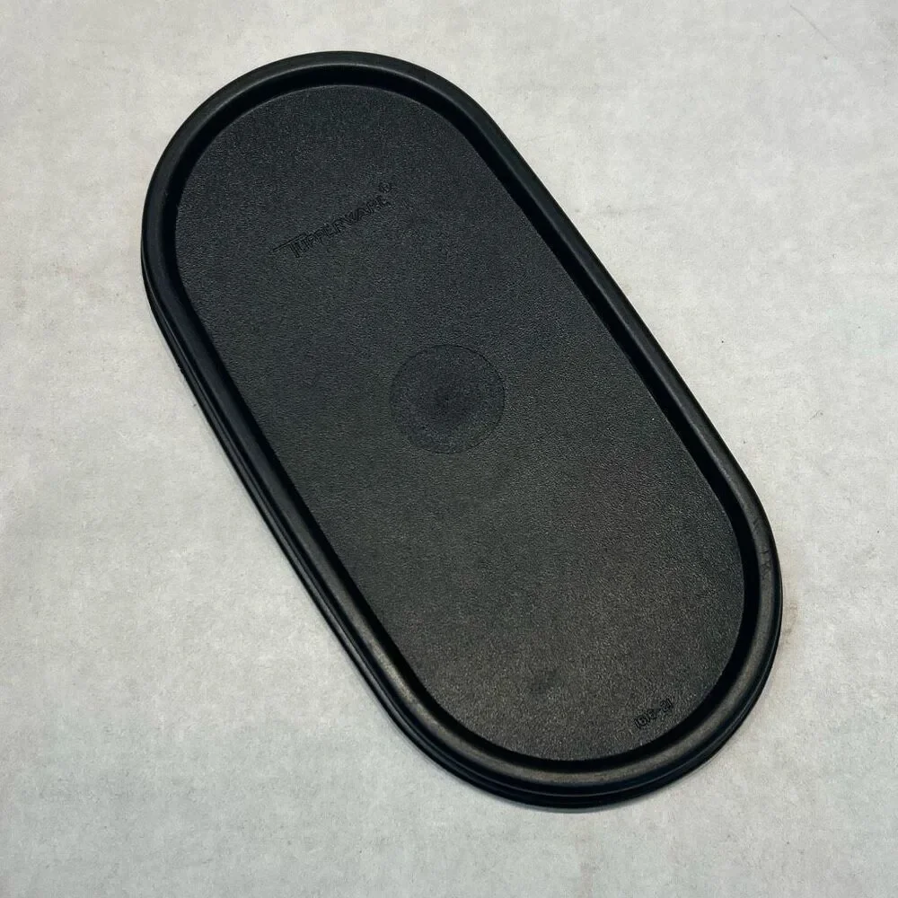 Tupperware Modular Mates Oval Seal Lid Black 1616-21 Replacement LID ONLY